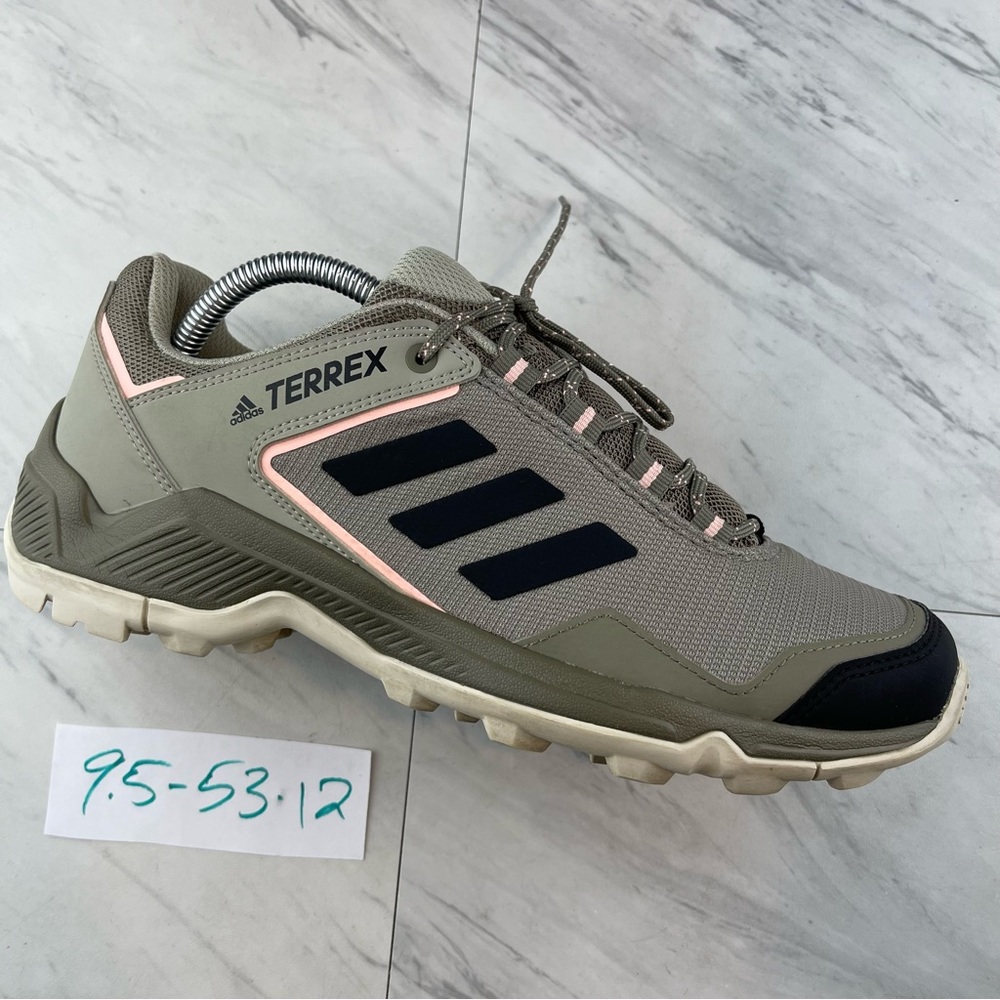 •Adidas Terrex Eastrail EE6567 Women's Size 9.5 Hiking Outdoor Shoe Green Pink
